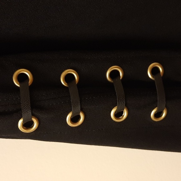 NWT, Carmen Marc Valvo Cold Shoulder Cut and Sew Dress - Picture 6 of 13